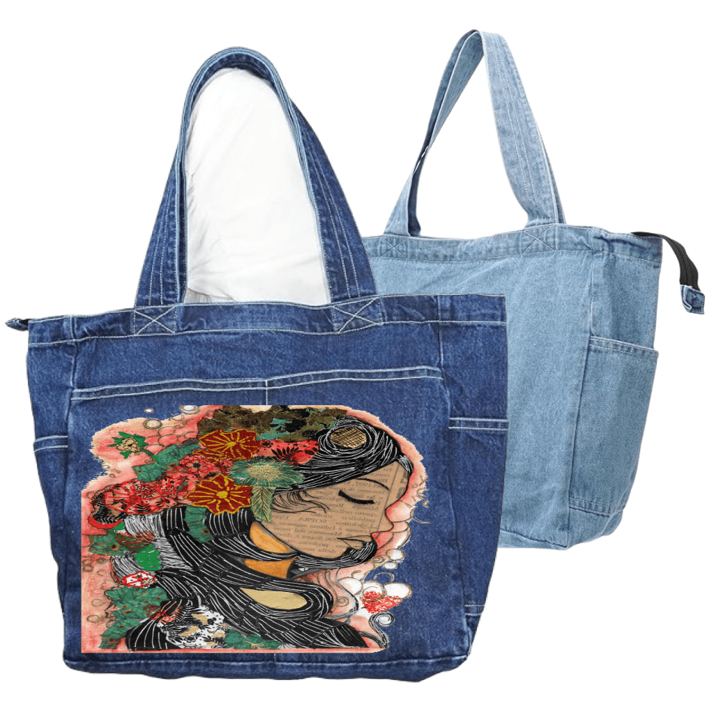 PRETTY WOMAN by CANVAS and QUOTATIONS custom denim jacket by DenimINK