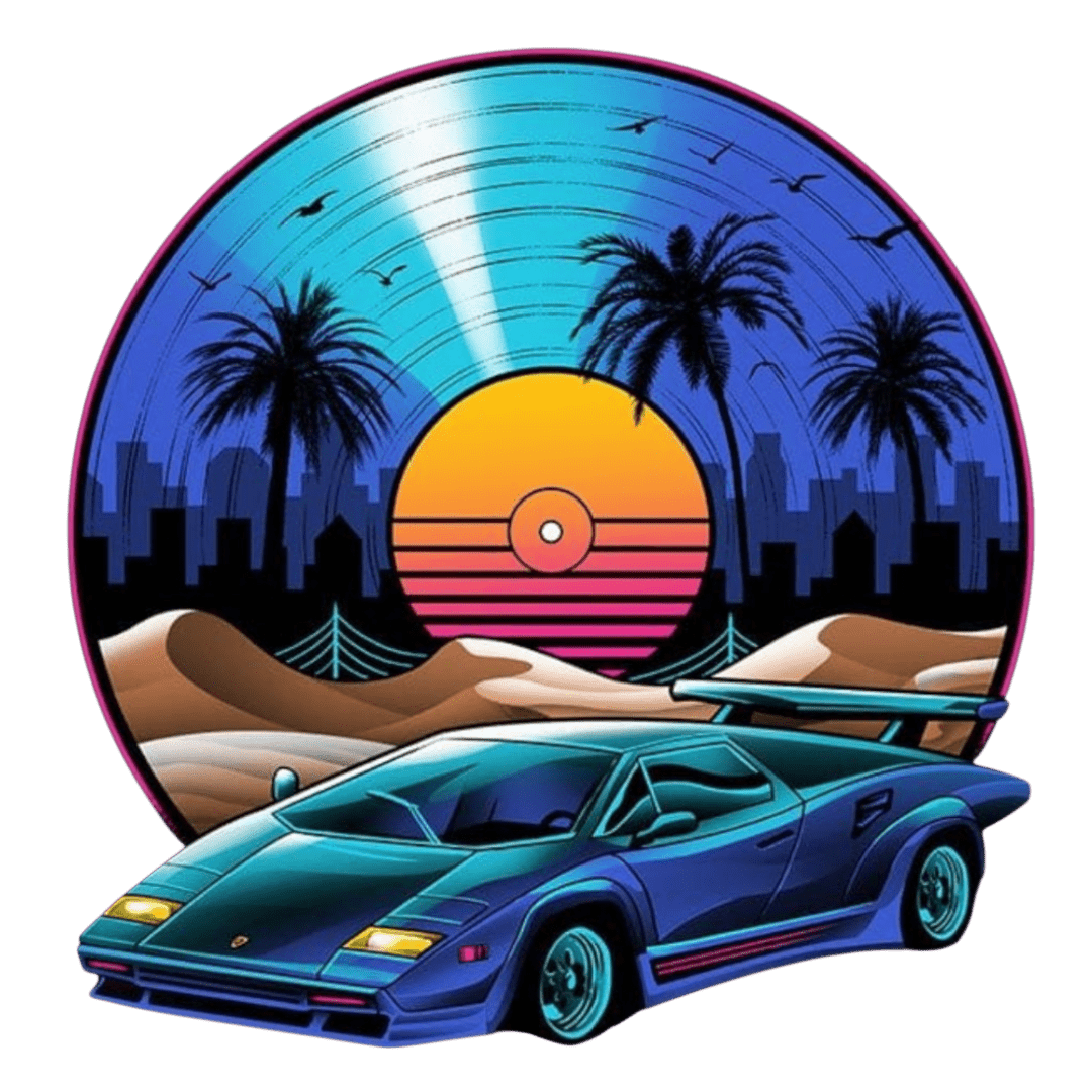 RETRO VINYL SOUNDTRACK by VINCENT TRINIDAD custom denim jacket by DenimINK