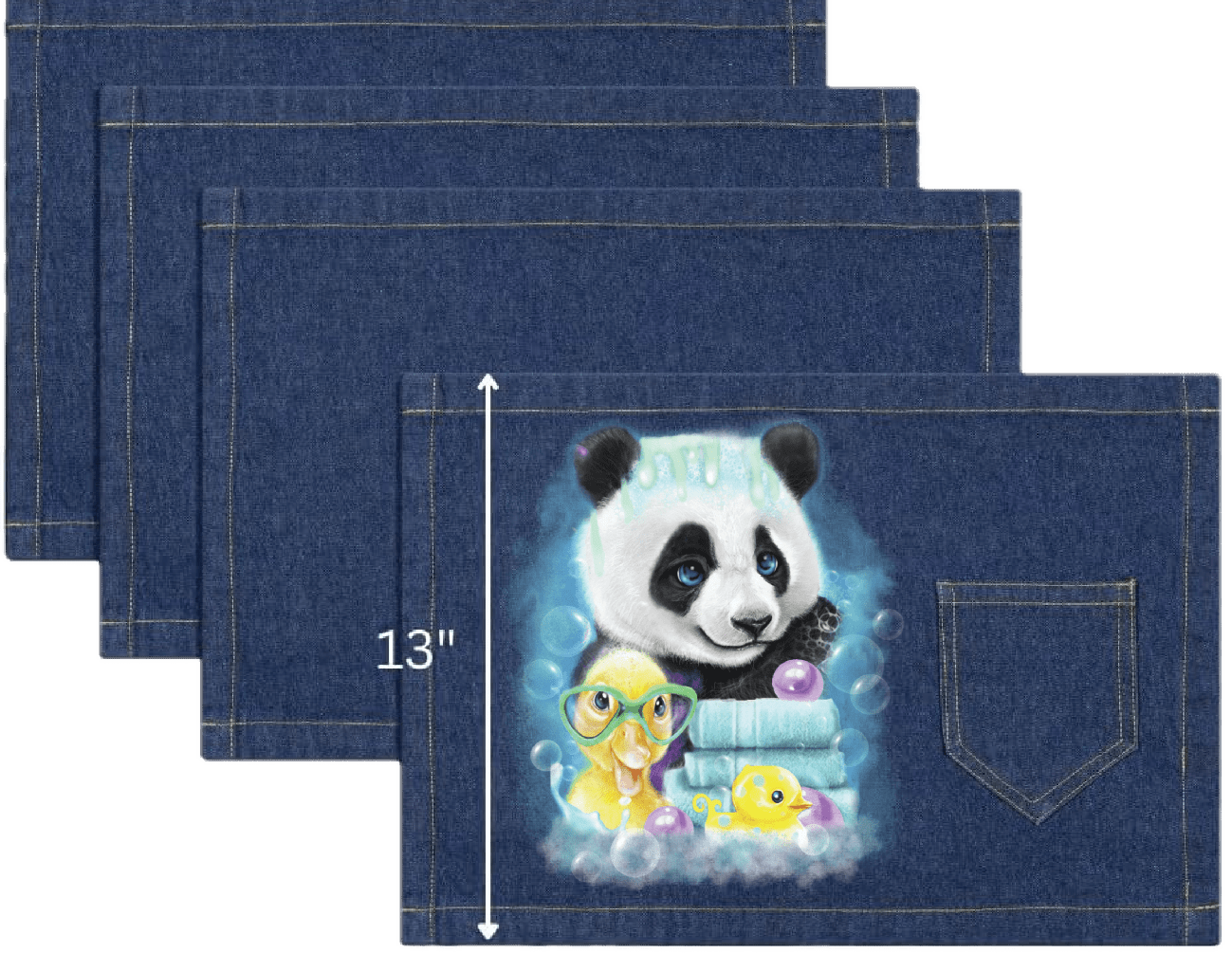 SCRUB A DUB PANDA by SHEENA PIKE