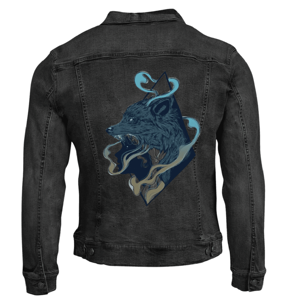 SKINWALKER by JESS ADAMS custom denim jacket by DenimINK