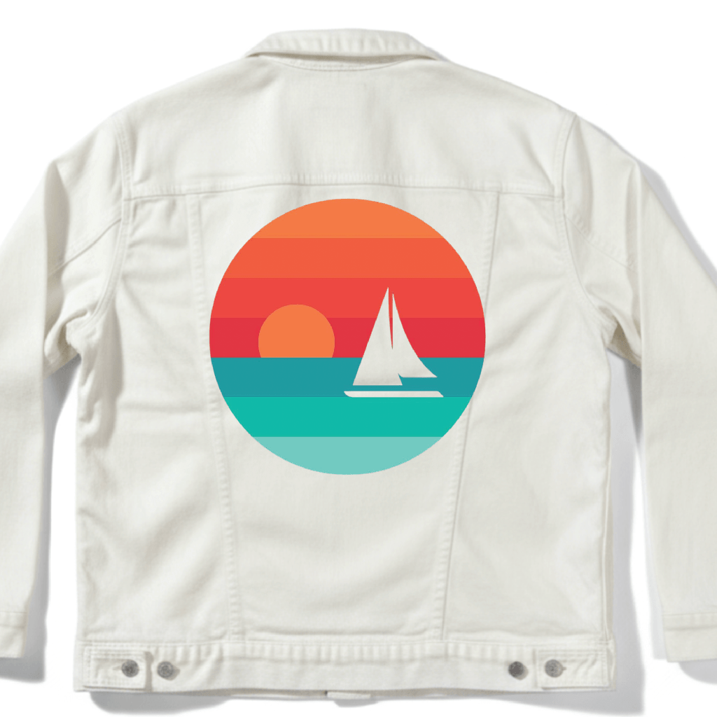 SUNDOWNERS by GRANT SHEPLEY custom denim jacket by DenimINK