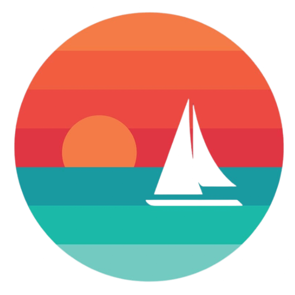 illustration of A stylized city made from oversized audio equipment arranged in a symmetrical composition. Tall speaker stacks, amplifiers, and audio cabinets form building-like structures, with a guitar neck, microphone, and satellite dish rising above them. radiating lines and a circular sun-like symbol appear in the sky, while small silhouetted figures walk at ground level. The artwork is rendered in warm peach tones on a black background with decorative borders. Titled “Sound City” by Grant Shepley