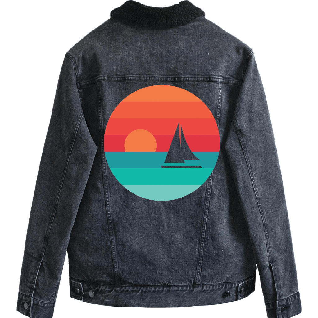 SUNDOWNERS by GRANT SHEPLEY custom denim jacket by DenimINK