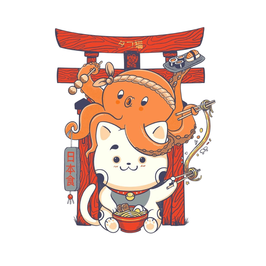 TAKO AND NEKO RESTAURANT by PEPE RODRIGUEZ aka PPMID custom denim jacket by DenimINK