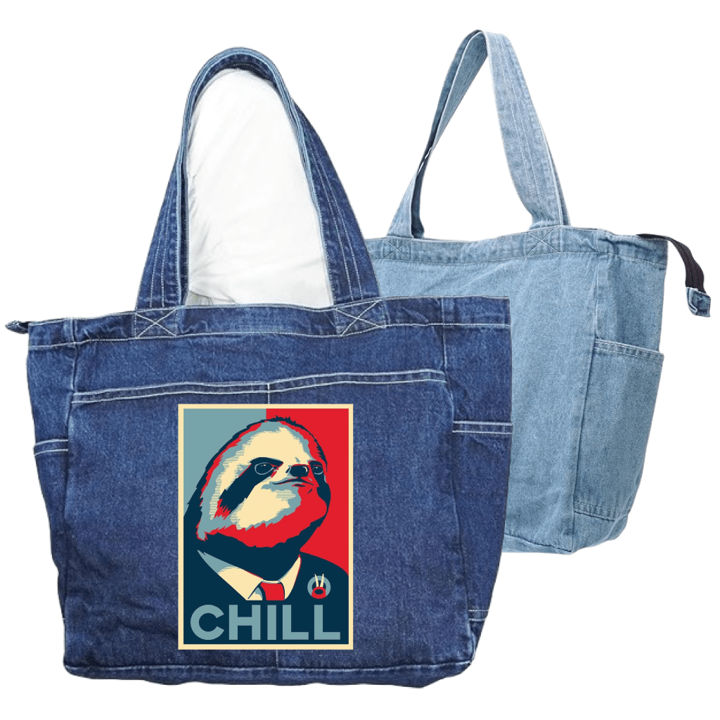 VOTE SLOTH by GRANT SHEPLEY custom denim jacket by DenimINK