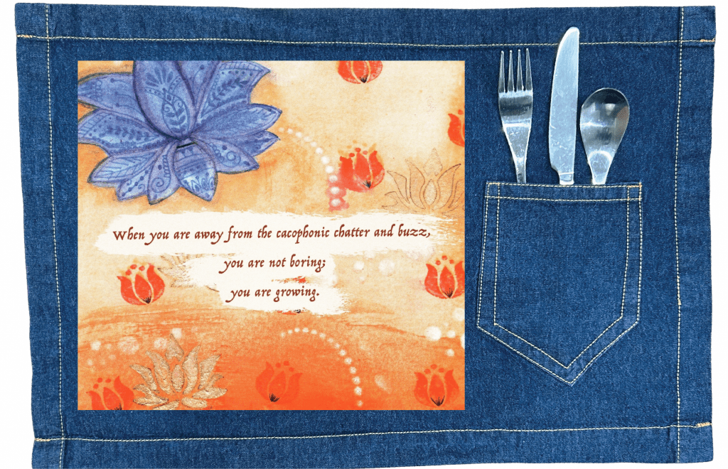 YOU ARE NOT BORING by CANVAS and QUOTATIONS custom denim jacket by DenimINK