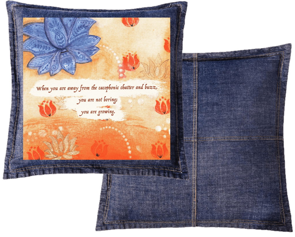 YOU ARE NOT BORING by CANVAS and QUOTATIONS custom denim jacket by DenimINK