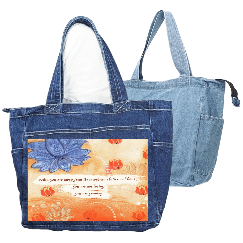 YOU ARE NOT BORING by CANVAS and QUOTATIONS custom denim jacket by DenimINK