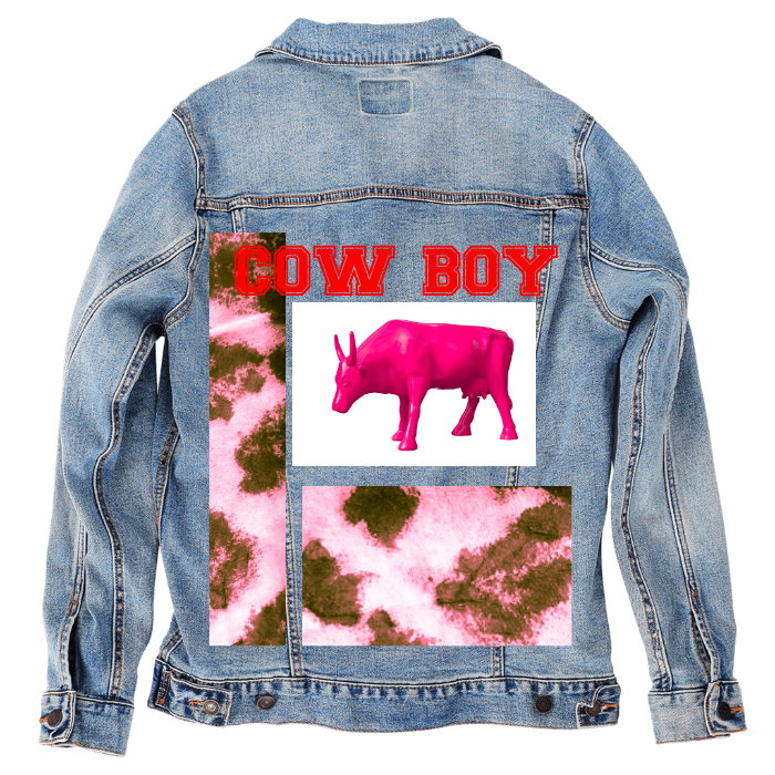Customer Designed Custom Denim Jacket (hand-crafted) with 3 color choices of jacket: Stonewash, White, or Black. Unisex XS S M L XL 2X 3X. USA hand-crafted and USA digitally printed. Ships free within the USA & also ships Internationally.