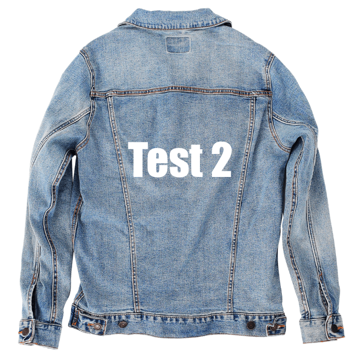 Customer Designed Custom Denim Jacket (hand-crafted) with 3 color choices of jacket: Stonewash, White, or Black. Unisex XS S M L XL 2X 3X. USA hand-crafted and USA digitally printed. Ships free within the USA & also ships Internationally.