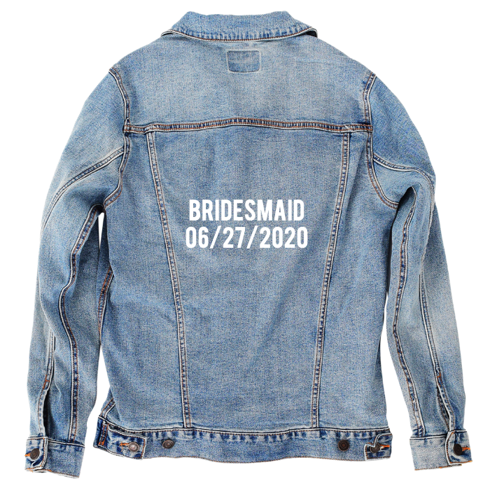 Customer Designed Custom Denim Jacket (hand-crafted) with 3 color choices of jacket: Stonewash, White, or Black. Unisex XS S M L XL 2X 3X. USA hand-crafted and USA digitally printed. Ships free within the USA & also ships Internationally.