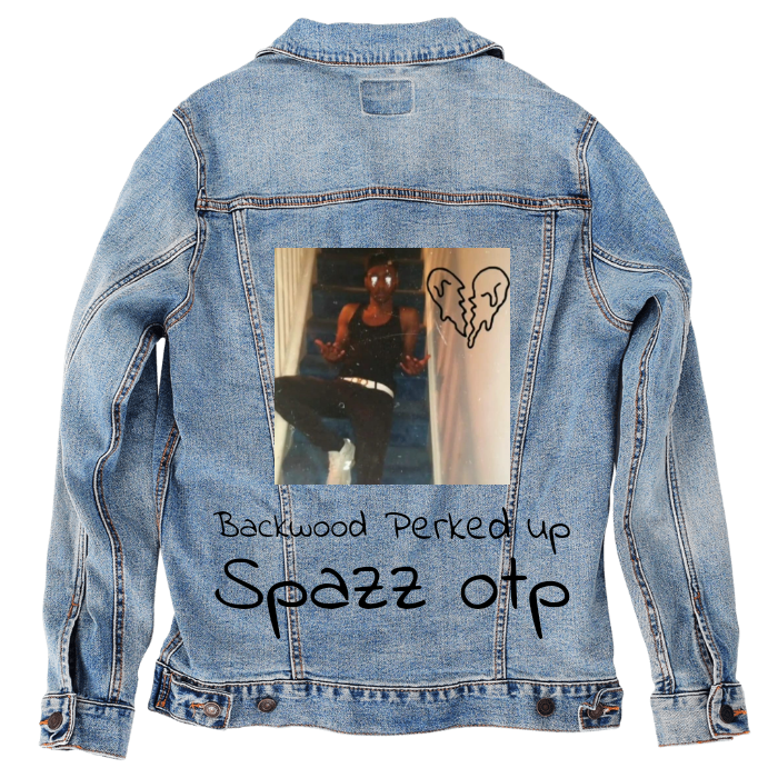Customer Designed Custom Denim Jacket (hand-crafted) with 3 color choices of jacket: Stonewash, White, or Black. Unisex XS S M L XL 2X 3X. USA hand-crafted and USA digitally printed. Ships free within the USA & also ships Internationally.