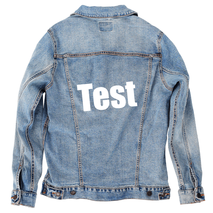 Customer Designed Custom Denim Jacket (hand-crafted) with 3 color choices of jacket: Stonewash, White, or Black. Unisex XS S M L XL 2X 3X. USA hand-crafted and USA digitally printed. Ships free within the USA & also ships Internationally.