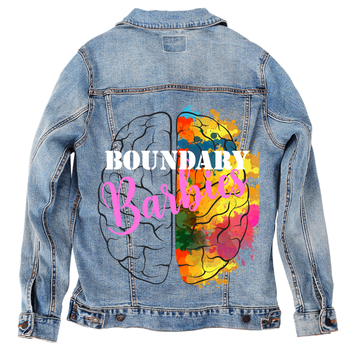 Customer Designed Custom Denim Jacket (hand-crafted) with 3 color choices of jacket: Stonewash, White, or Black. Unisex XS S M L XL 2X 3X. USA hand-crafted and USA digitally printed. Ships free within the USA & also ships Internationally.