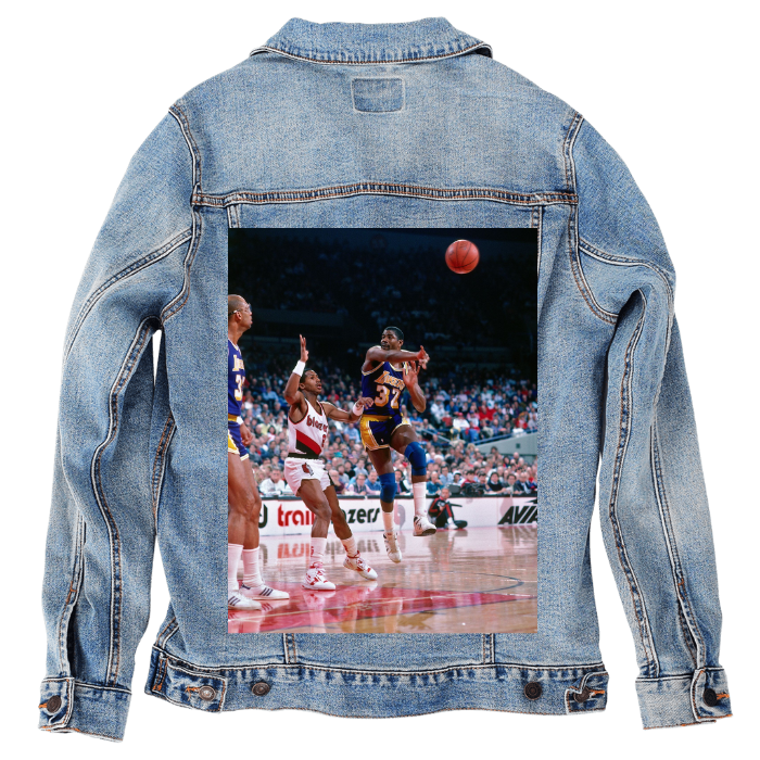 Customer Designed Custom Denim Jacket (hand-crafted) with 3 color choices of jacket: Stonewash, White, or Black. Unisex XS S M L XL 2X 3X. USA hand-crafted and USA digitally printed. Ships free within the USA & also ships Internationally.