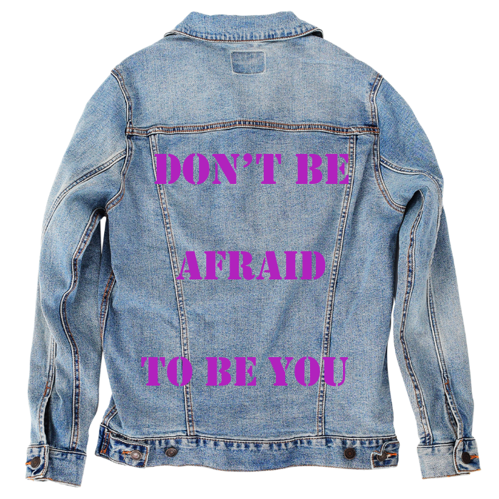 Customer Designed Custom Denim Jacket (hand-crafted) with 3 color choices of jacket: Stonewash, White, or Black. Unisex XS S M L XL 2X 3X. USA hand-crafted and USA digitally printed. Ships free within the USA & also ships Internationally.