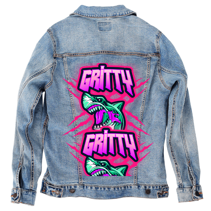 Customer Designed Custom Denim Jacket (hand-crafted) with 3 color choices of jacket: Stonewash, White, or Black. Unisex XS S M L XL 2X 3X. USA hand-crafted and USA digitally printed. Ships free within the USA & also ships Internationally.