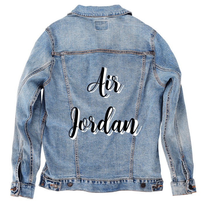Customer Designed Custom Denim Jacket (hand-crafted) with 3 color choices of jacket: Stonewash, White, or Black. Unisex XS S M L XL 2X 3X. USA hand-crafted and USA digitally printed. Ships free within the USA & also ships Internationally.