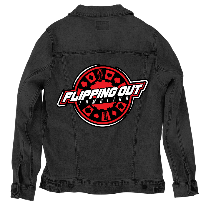 Customer Designed Custom Denim Jacket (hand-crafted) with 3 color choices of jacket: Stonewash, White, or Black. Unisex XS S M L XL 2X 3X. USA hand-crafted and USA digitally printed. Ships free within the USA & also ships Internationally.