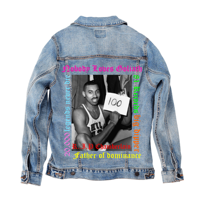 Customer Designed Custom Denim Jacket (hand-crafted) with 3 color choices of jacket: Stonewash, White, or Black. Unisex XS S M L XL 2X 3X. USA hand-crafted and USA digitally printed. Ships free within the USA & also ships Internationally.