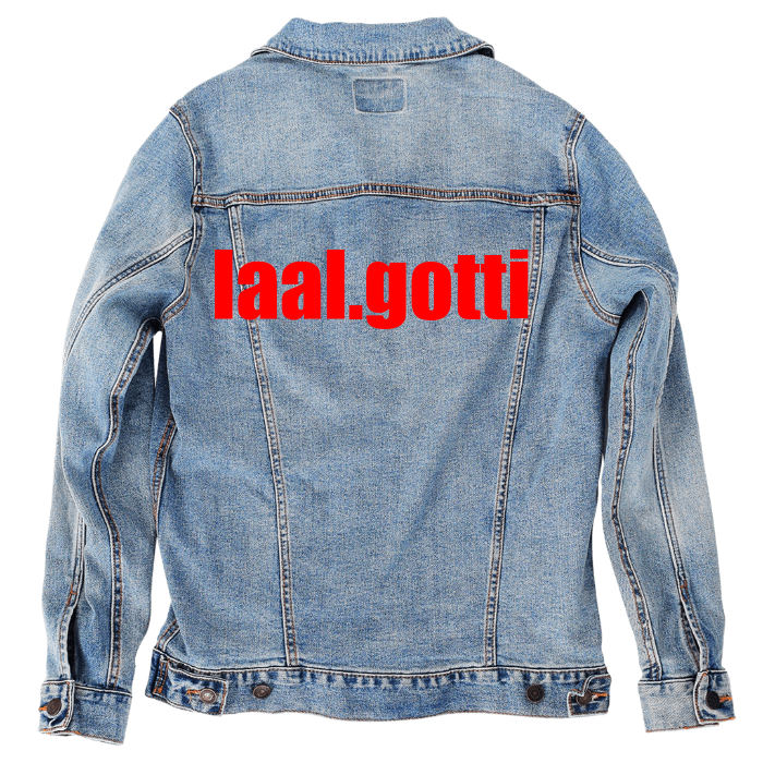 Customer Designed Custom Denim Jacket (hand-crafted) with 3 color choices of jacket: Stonewash, White, or Black. Unisex XS S M L XL 2X 3X. USA hand-crafted and USA digitally printed. Ships free within the USA & also ships Internationally.