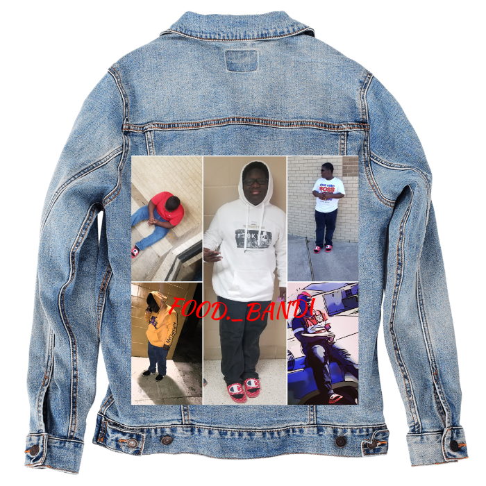 Customer Designed Custom Denim Jacket (hand-crafted) with 3 color choices of jacket: Stonewash, White, or Black. Unisex XS S M L XL 2X 3X. USA hand-crafted and USA digitally printed. Ships free within the USA & also ships Internationally.