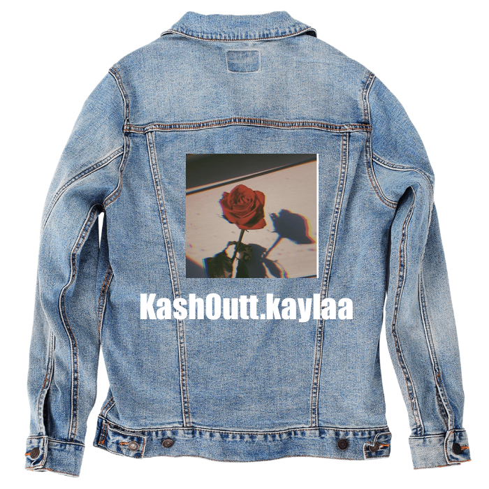 Customer Designed Custom Denim Jacket (hand-crafted) with 3 color choices of jacket: Stonewash, White, or Black. Unisex XS S M L XL 2X 3X. USA hand-crafted and USA digitally printed. Ships free within the USA & also ships Internationally.