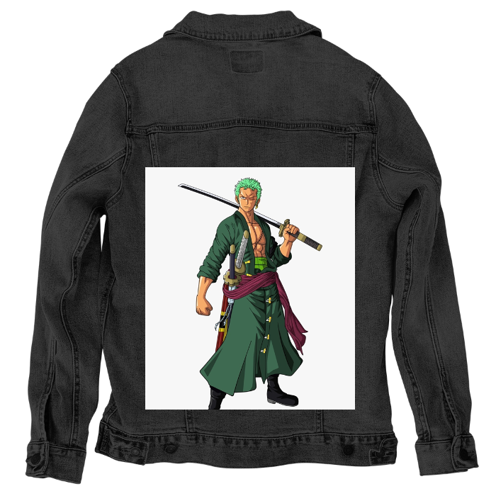 Customer Designed Custom Denim Jacket (hand-crafted) with 3 color choices of jacket: Stonewash, White, or Black. Unisex XS S M L XL 2X 3X. USA hand-crafted and USA digitally printed. Ships free within the USA & also ships Internationally.