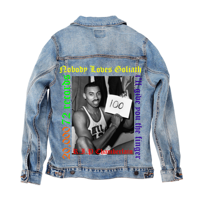 Customer Designed Custom Denim Jacket (hand-crafted) with 3 color choices of jacket: Stonewash, White, or Black. Unisex XS S M L XL 2X 3X. USA hand-crafted and USA digitally printed. Ships free within the USA & also ships Internationally.