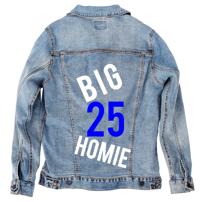 Customer Designed Custom Denim Jacket (hand-crafted) with 3 color choices of jacket: Stonewash, White, or Black. Unisex XS S M L XL 2X 3X. USA hand-crafted and USA digitally printed. Ships free within the USA & also ships Internationally.