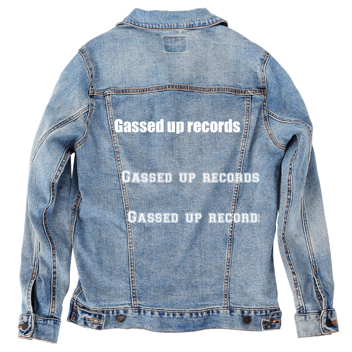 Customer Designed Custom Denim Jacket (hand-crafted) with 3 color choices of jacket: Stonewash, White, or Black. Unisex XS S M L XL 2X 3X. USA hand-crafted and USA digitally printed. Ships free within the USA & also ships Internationally.