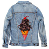 Cat Ice Cream by Tobe Fonseca Unisex Denim Jacket