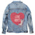 Love Hurts by Tobe Fonseca Unisex Denim Jacket