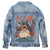 Denim INK The Neighbor's Attack by Vincent Trinidad Unisex Denim Jacket