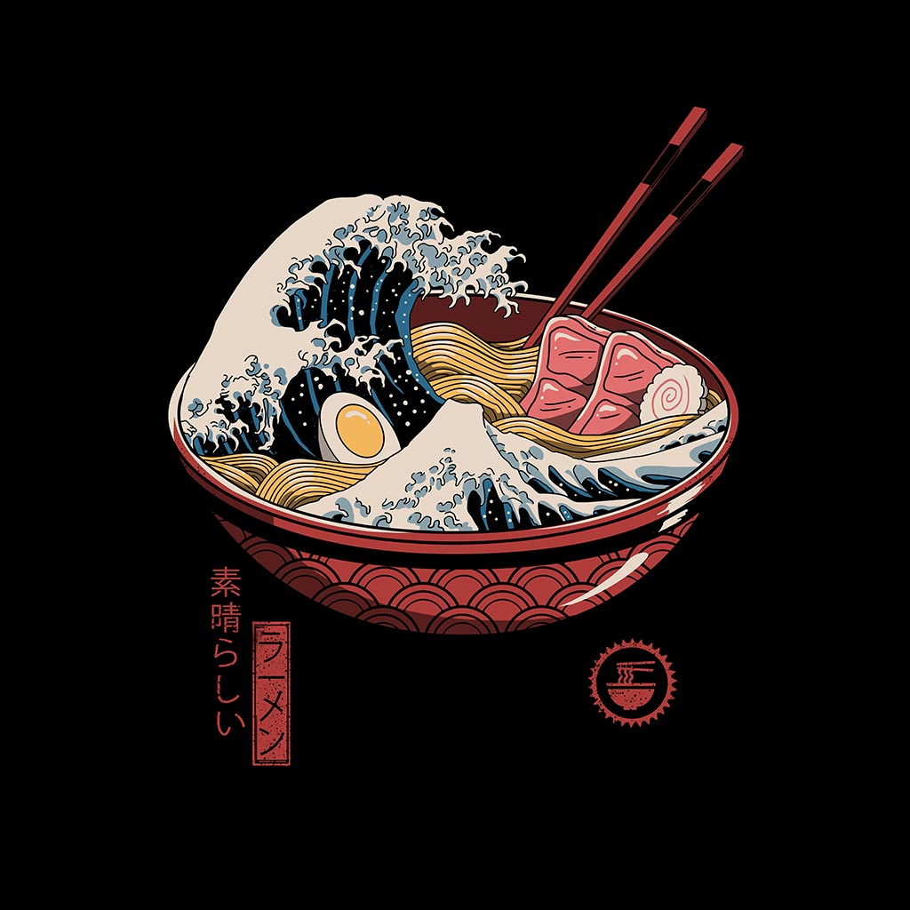Denim INK Great Ramen Wave by Vincent Trinidad