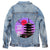 Denim INK Kyoto Wave by Vincent Trinidad Unisex Denim Jacket