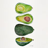 Avocado Slices by CatCoq Unisex Denim Jacket