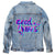 Good Vibes by CatCoq Unisex Denim Jacket