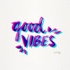 Good Vibes by CatCoq Unisex Denim Jacket