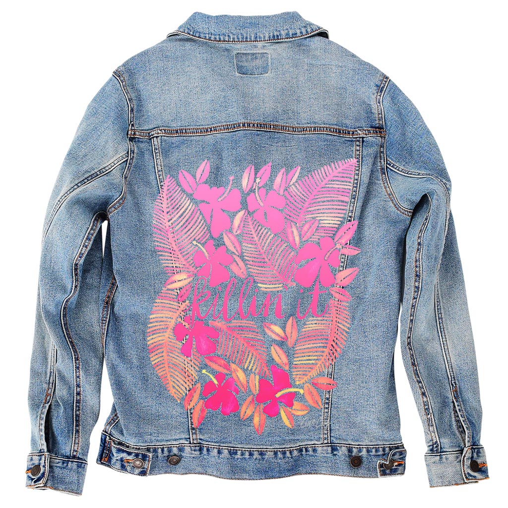 Killin' It by CatCoq Unisex Denim Jacket