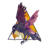 Crow Watercolour by Jess Adams Unisex Denim Jacket