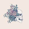 Floral Skull Beauty by Jess Adams Unisex Denim Jacket