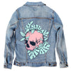 Botanical Skull by Jess Adams Unisex Denim Jacket