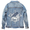 Vikings Shield by Jess Adams Unisex Denim Jacket