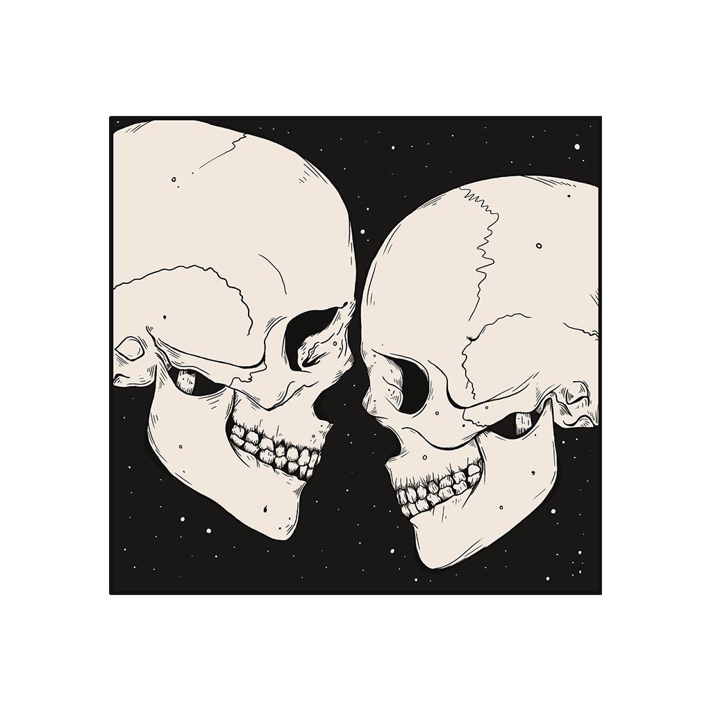 STAR CROSSED LOVERS by JESS ADAMS, digitally printed on DENIM products: throw pillows, aprons, table place mats, and hand-made Unisex Denim Jackets in 3 color choices