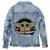 Baby Yoda by Pepe Rodriguez AKA ppmid Unisex Denim Jacket