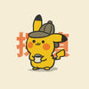 Pikachu Coffee Detective by Pepe Rodriguez AKA ppmid Unisex Denim Jacket