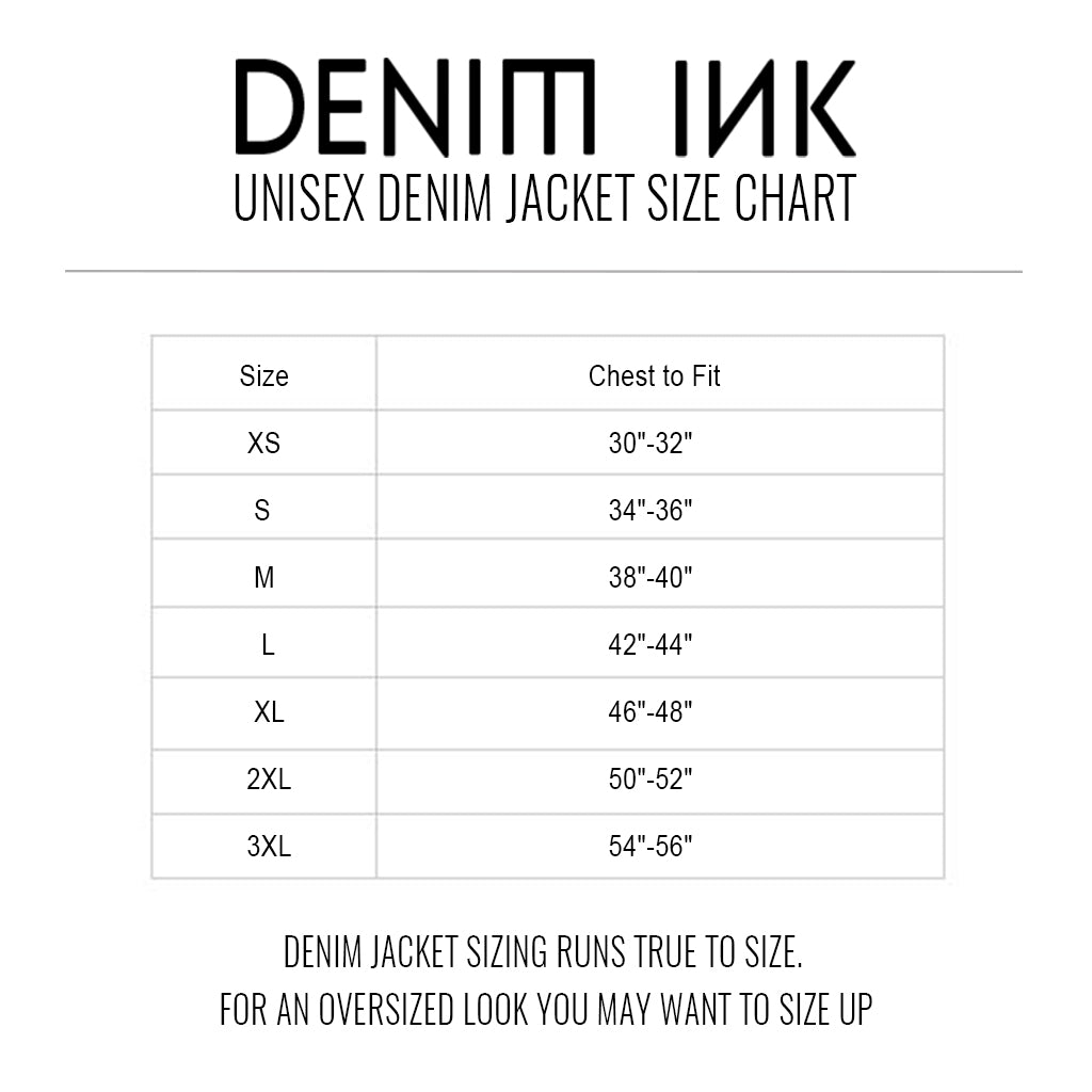 pablo vinci denim jacket Lサイズ DenimINKJeanJacketFrontofDenim