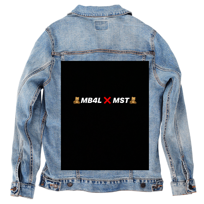 Customer Designed Custom Denim Jacket (hand-crafted) with 3 color choices of jacket: Stonewash, White, or Black. Unisex XS S M L XL 2X 3X. USA hand-crafted and USA digitally printed. Ships free within the USA & also ships Internationally.