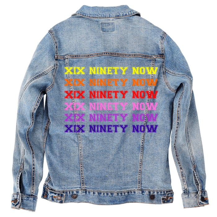 Customer Designed Custom Denim Jacket (hand-crafted) with 3 color choices of jacket: Stonewash, White, or Black. Unisex XS S M L XL 2X 3X. USA hand-crafted and USA digitally printed. Ships free within the USA & also ships Internationally.